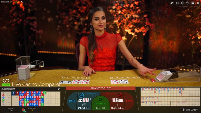 Baccarat Live Play